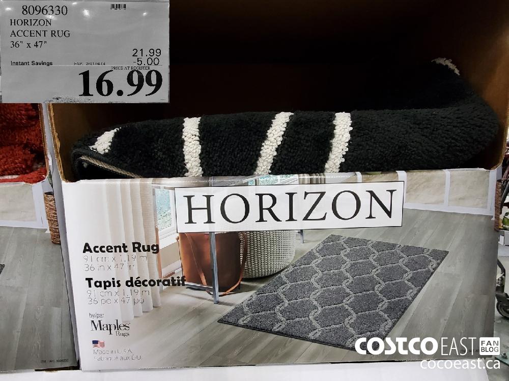8096330 HORIZON ACCENT RUG 36" x 47" EXPIRY DATE: 2021-04-04 $16.99 