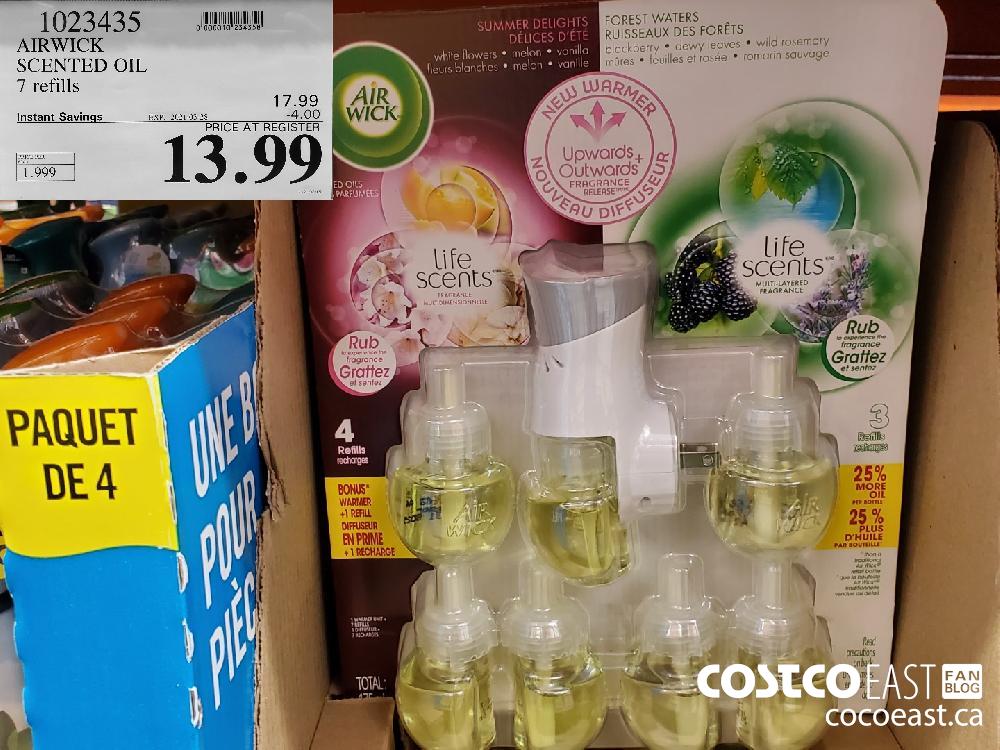 1023435 AIRWICK SCENTED OIL 7 refills EXPIRY DATE: 2021-03-28 $13.99 