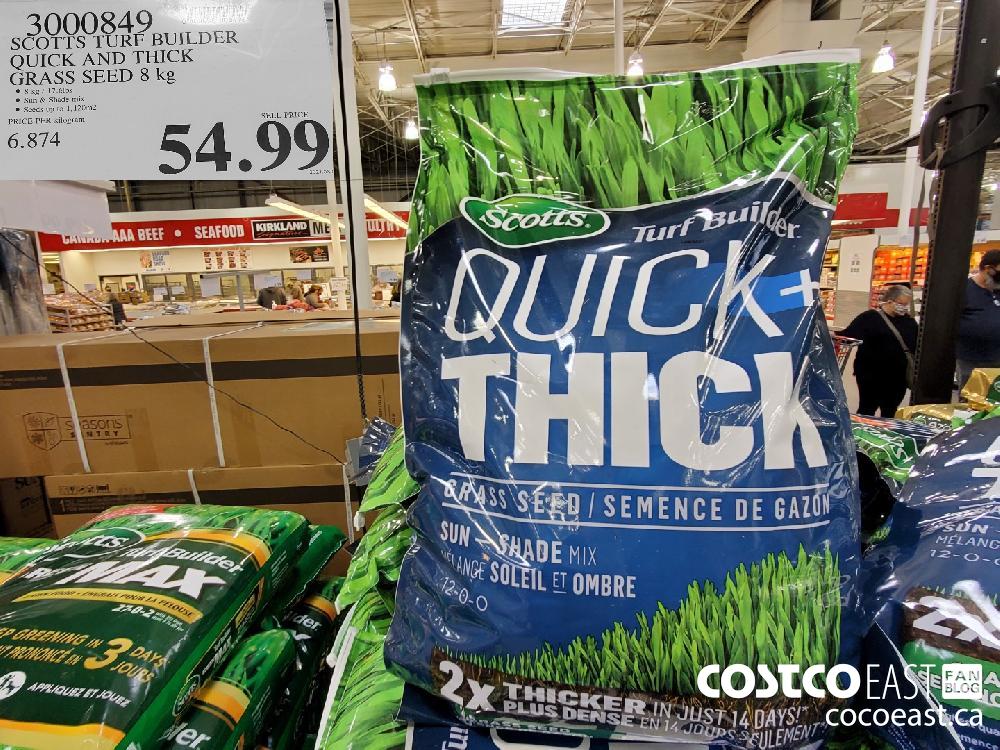 3000849 SCOTTS TURF BUILDER QUICK AND THICK GRASS SEED 8KG $54.99