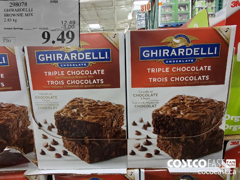 Costco deals brownie mix