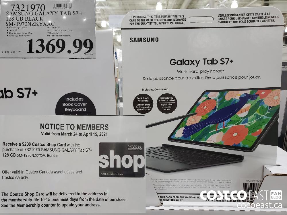 7321970 SAMSUNG GALAXY TAB S7 128 GB BLACK 2 SM-T97ONZKY XAC $1369.99