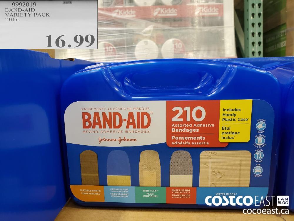 9992019 BAND-AID VARIETY PACK 210PK $16.99