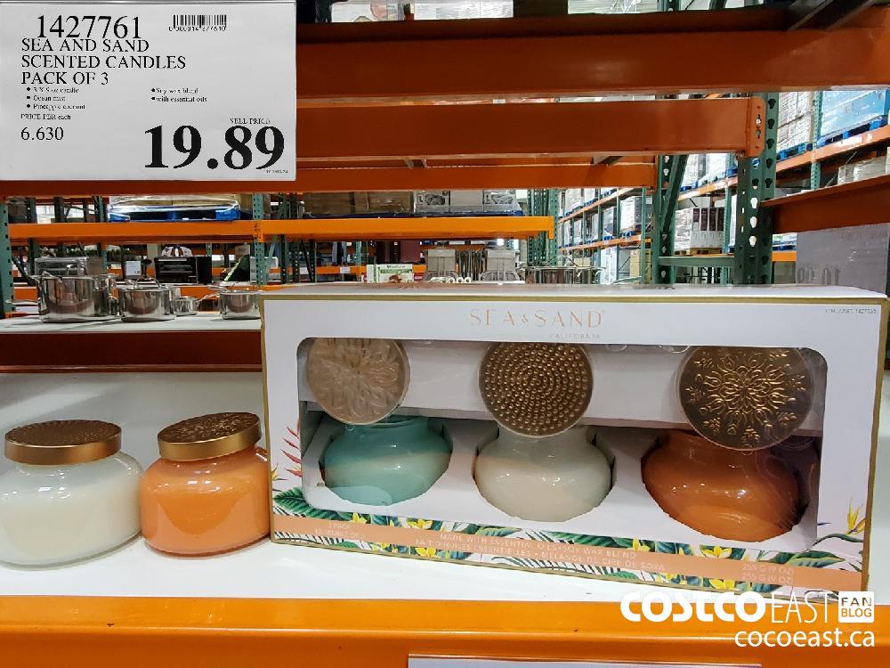 1427761 SEA AND SAND SCENTED CANDLES PACK OF 3 $19.89