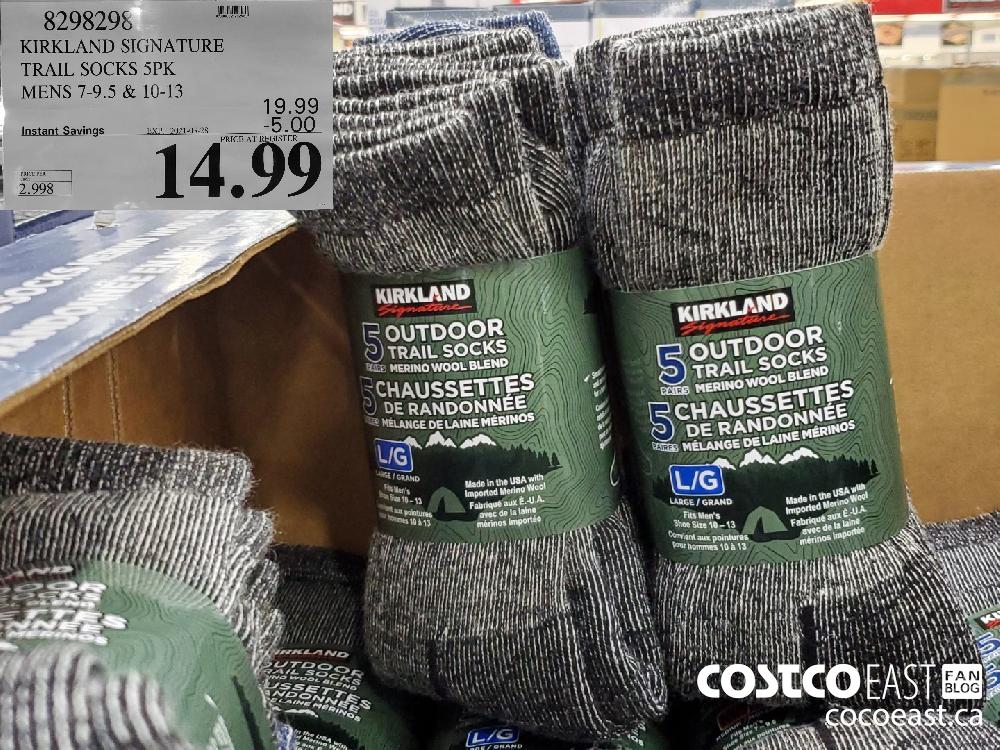 Costco Kirkland Merino Wool Outdoor Trail Socks Review