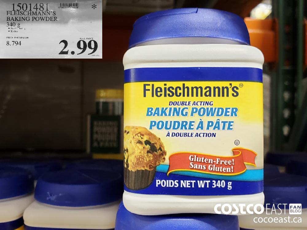 1501481 ELEISCHMANN'S BAKING POWDER 340 g $2.99