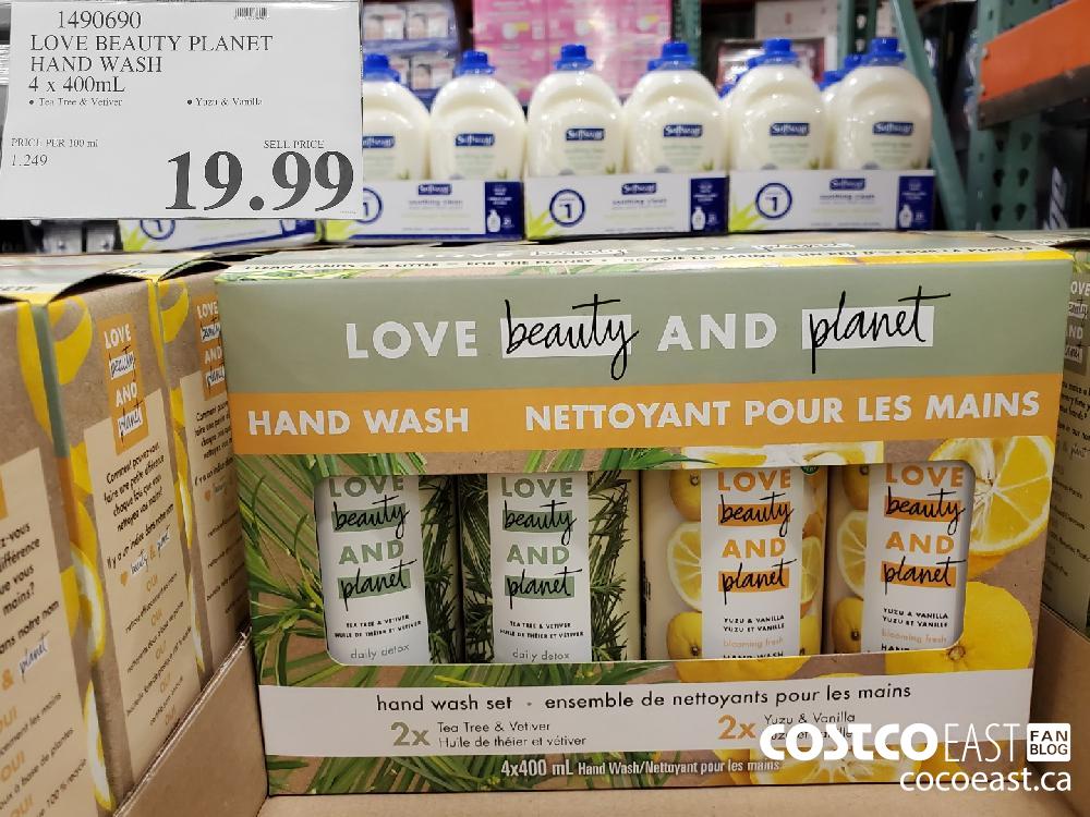 1490690 LOVE BEAUTY PLANET HAND WASH 4 x 400mL $19.99