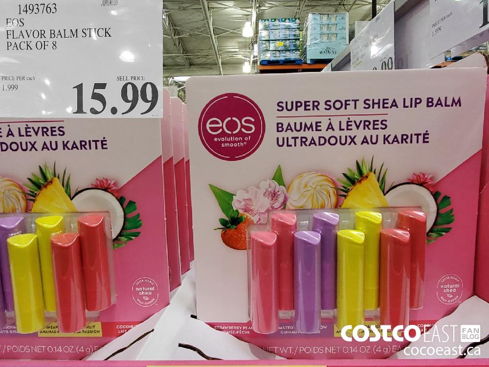 1493763 EOS FLAVOR BALM STICK PACK OF 8 $15.99