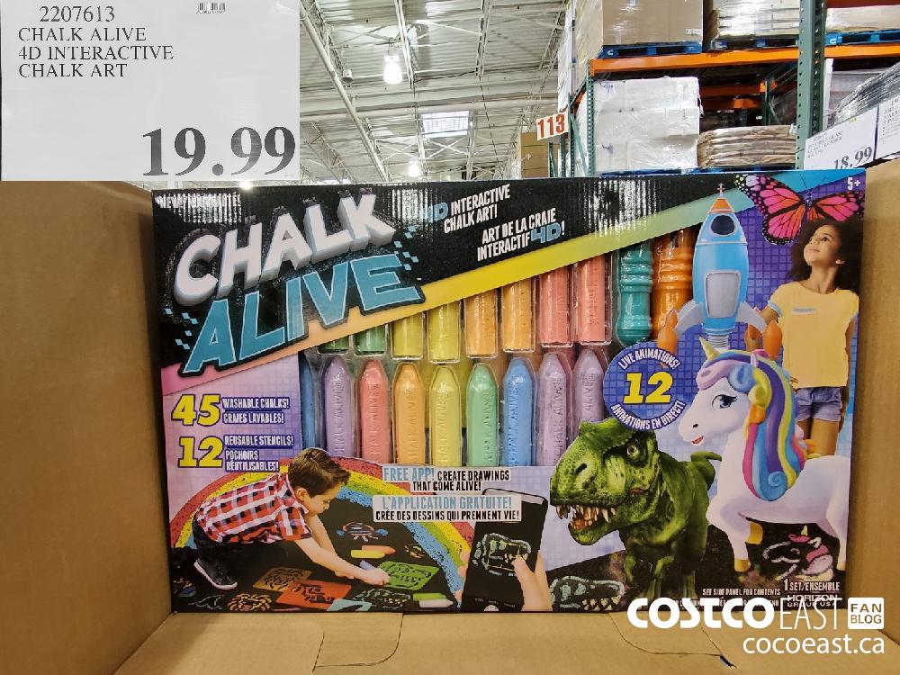 2207613 CHALK ALIVE 4D INTERACTIVE CHALK ART $19.99