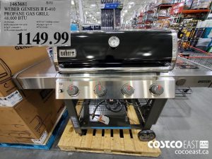 1463681 
WEBER GENESIS II E-410
PROPANE GAS GRILL
48,000 BTU
$1149.99

