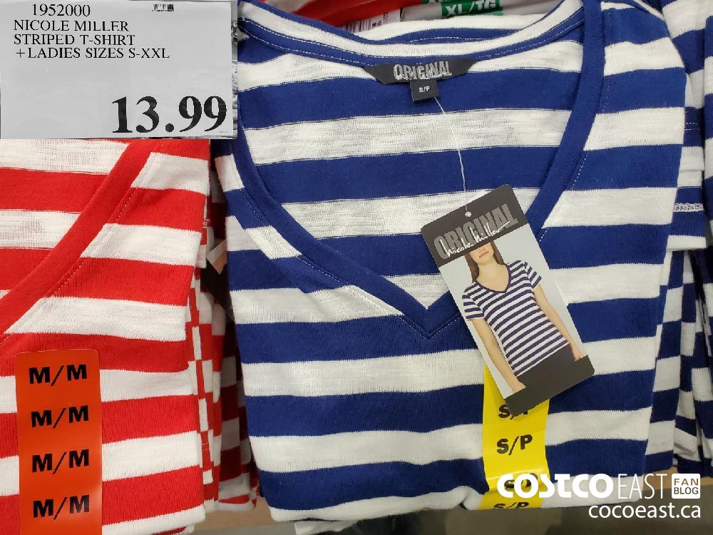 1952000 NICOLE MILLER STRIPED T-SHIRT LADIES SIZES S-XXL $13.99