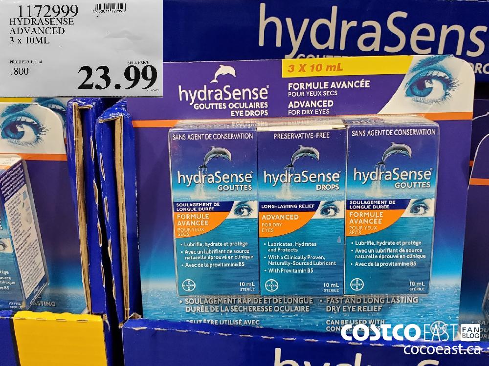 1172999 HYDRASENSE ADVANCED 3 x 10ML : $23.99