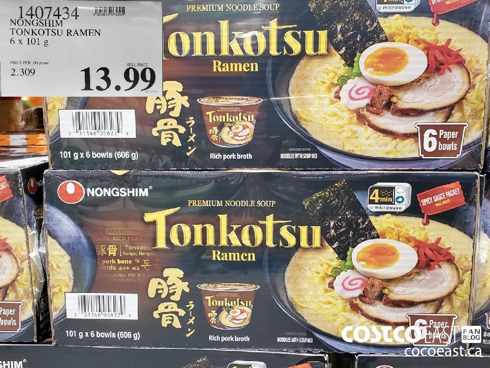 1407434 NONGSHIM TONKOTSU RAMEN 6 x 101g $13.99