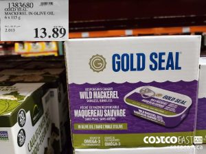 1383680
GOLD SEAL
MACKEREL IN OLIVE OIL
6 x 115 G
$13.89
