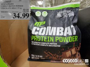 1434537
MUSCLEPHARM
COMBAT PROTEIN POWDER
CHOCOLATE MILK 2.72 kg
EXPIRY DATE: 2021-05-02
$34.99
