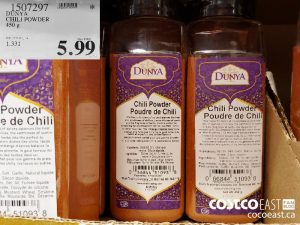 1507297
DUNYA
CHILI POWDER
450 g
$5.99
