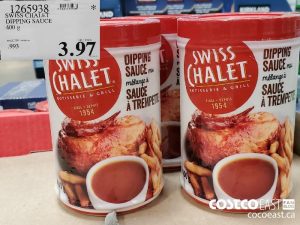 1265938
SWISS CHALET
DIPPING SAUCE
400 G
$3.97
