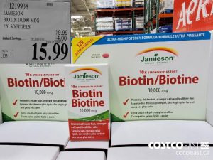1219938
JAMIESON
BIOTIN 10,000 MCG
120 SOFTGELS
EXPIRY DATE: 2021-05-02
$15.99
