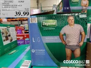 2011882
DEPEND
UNDERWEAR FOR MEN
LARGE 84 COUNT
EXPIRY DATE: 2021-05-02
$39.99
