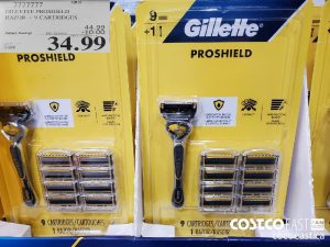 7777777
GILLETTE PROSHIELD
RAZOR   9 CARTRIDGES
EXPIRY DATE: 2021-05-02
$34.99
