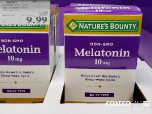 360995
NATURE'S BOUNTY
MELATONIN 10 MG
180 TABLETS
EXPIRY DATE: 2021-05-02 
$9.99
