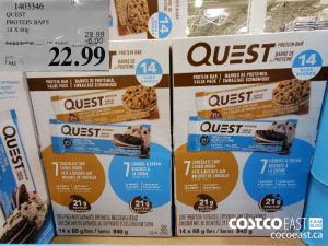 1403346 
QUEST
PROTEIN BARS
14 X 60g
EXPIRY DATE: 2021-05-02 
$22.99
