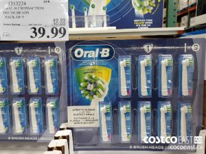 1313224
ORAL-B CROSSACTION
BRUSH HEADS
“PACK OF 9
EXPIRY DATE: 2021-05-02$39.99
