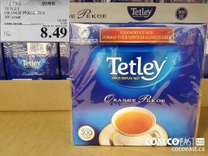 1759
TETLEY
ORANGE PEKOE TEA
300 count
EXPIRY DATE: 2021-05-02 
$8.49

