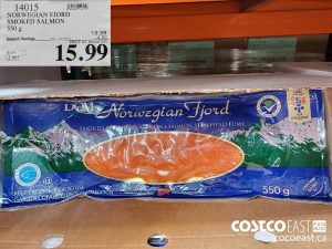 14015
NORWEGIAN FJORD
SMOKED SALMON
550 G
EXPIRY DATE: 2021-05-02 
$15.99
