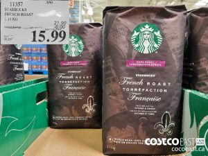11357
STARBUCKS
FRENCH ROAST
1.13 KG
EXPIRY DATE: 2021-05-02
$15.99

