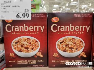 26282
POST
CRANBERRY ALMOND
1.4 kg
EXPIRY DATE: 2021-05-02
$6.99
