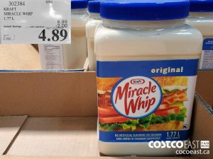 302384
KRAFT
MIRACLE WHIP
1.77 L
EXPIRY DATE: 2021-05-02
$4.89
