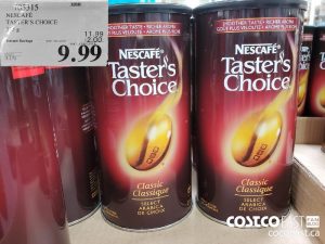 705315
NESCAFE
TASTER'S CHOICE
315 G
EXPIRY DATE: 2021-05-02
$9.99
