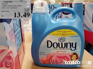3160340
DOWNY
FABRIC SOFTENER APRIL
4.88 L 244 wash loads
EXPIRY DATE: 2021-05-02
$13.49
