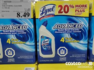 937319 
LYSOL
TOILET BOWL CLEANER
4 x 946 mL
EXPIRY DATE: 2021-05-02 
$8.49
