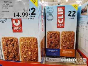 2287556
CLIF BAR
ENERGY BARS
22 X 68 G
EXPIRY DATE: 2021-05-02
$14.99
