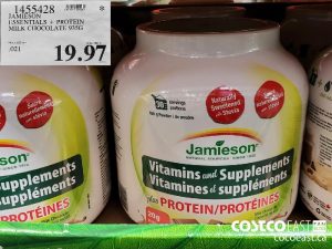 1455423 
JAMIESON
ESSENTIALS   PROTEIN
MILK CHOCOLATE 935G
$19.97
