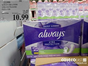279886
ALWAYS DRI-LINERS
- LONG PANTILINERS
PACK of 200
EXPIRY DATE: 2021-05-02
$10.99
