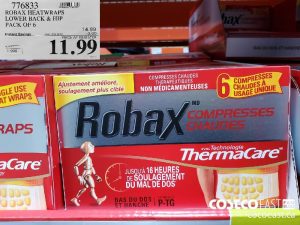776833 
ROBAX HEATWRAPS
LOWER BACK