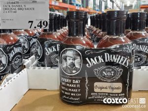 1516475
JACK DANIEL'S ORIGiNAL BBQ SAUCE 2 x 473 ml 
$7.49