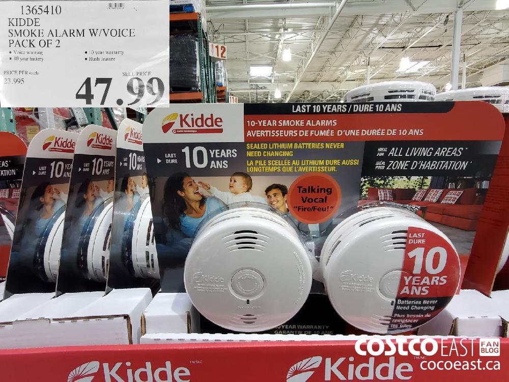 1365410 KIDDE SMOKE ALARM W/VOICE PACK OF 2 EXPIRY DATE: 2021-05-09 $47.99 $4.20