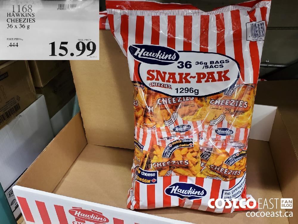 1168 HAWKINS CHEEZIES 36 x 36 9 EXPIRY DATE: 2021-05-02 $15.99 $2.00