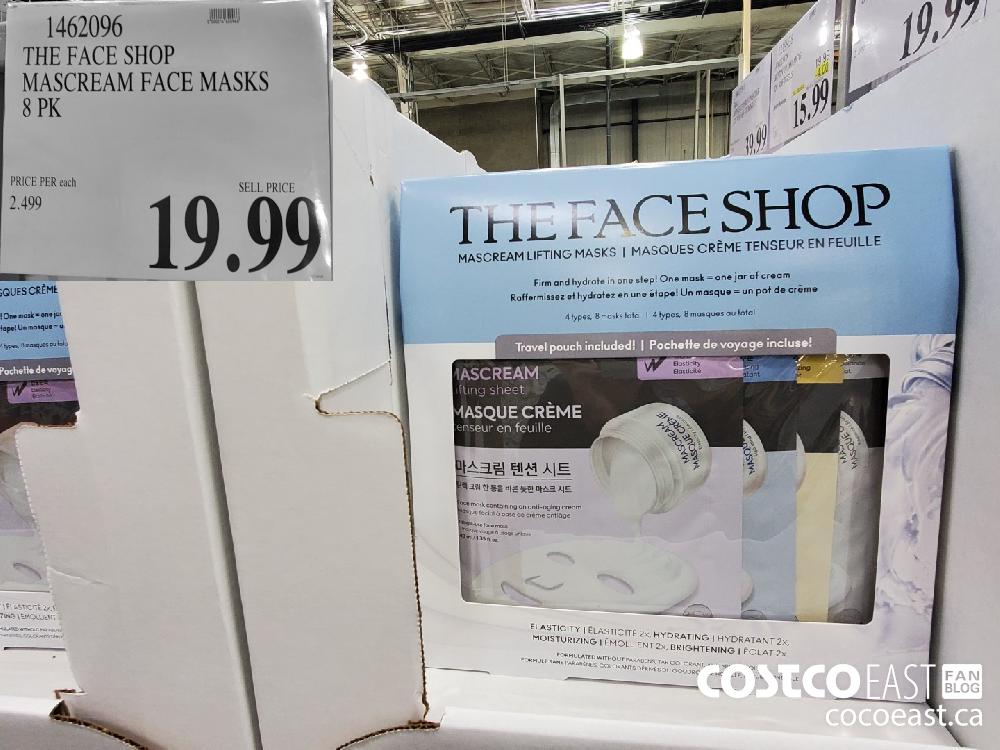 1462096 THE FACE SHOP MASCREAM FACE MASKS 8 PK EXPIRY DATE: 2021-05-09 $19.99 $5.00