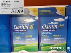 1001558
CLARITIN ALLERGY 10MG 120 TABLETS 
EXPIRY DATE: 2021-05-09
$31.99
$8.00