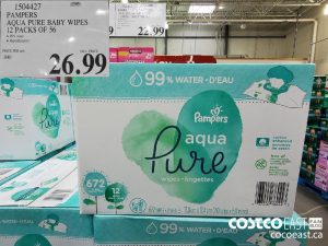1504427
PAMPERS AQUA PURE BABY WIPES 12 PACKS OF 56
$26.99