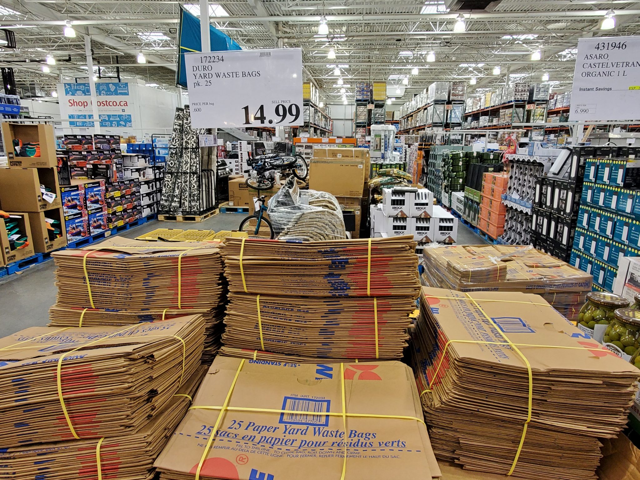 172234 DURO YARD WASTE BAGS PACK OF 25 14 99 Costco East Fan Blog