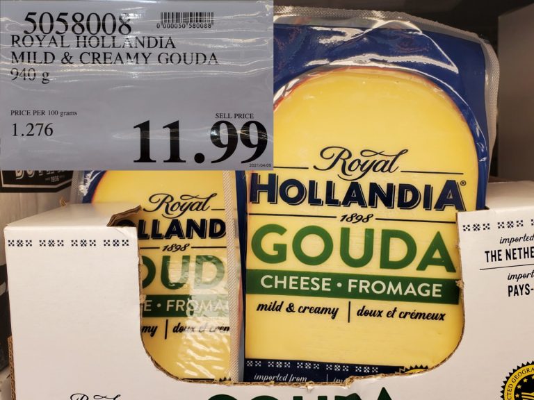 5058008 ROYAL HOLLANDIA MILD CREAMY GOUDA 940 G 11 99 Costco East Fan