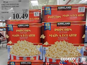 9559
KIRKLAND SIGNATURE MICROWAVE POPCORN 44 x 93 G 
($2.50 INSTANT SAVINGS EXPIRES ON 2021-05-30)
$10.49