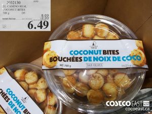2032130
EL CAMINO REAL COCONUT BITES 
($2.20 INSTANT SAVINGS EXPIRES ON 2021-05-30)
$6.49