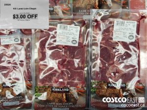 23524
KS Lamb Loin Chops 
($3.00 INSTANT SAVINGS)