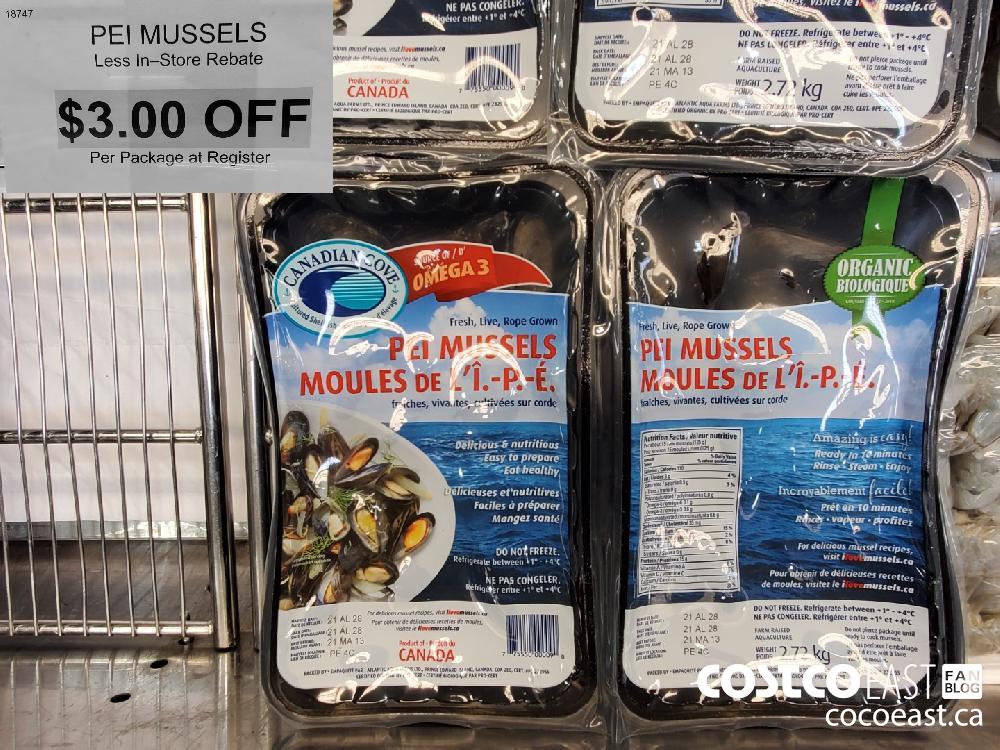 18747 PEI MUSSELS ($3.00 INSTANT SAVINGS)